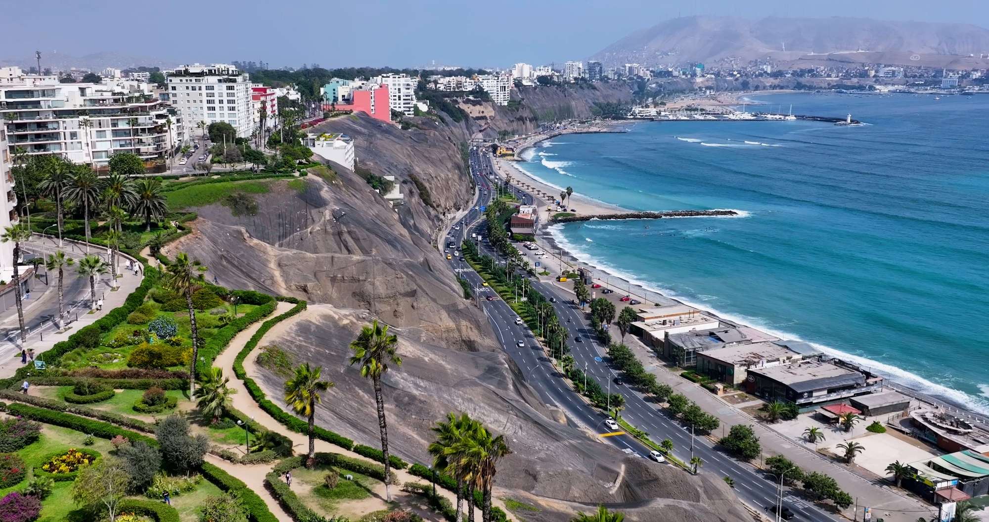 Costa Verde de Miraflores, en Lima